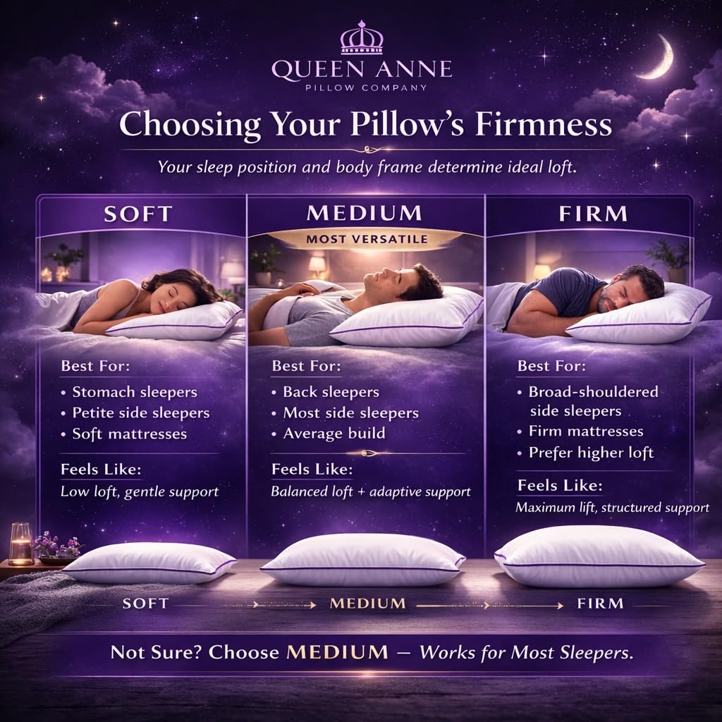 King Size Bed Pillows Set of 2 W6190