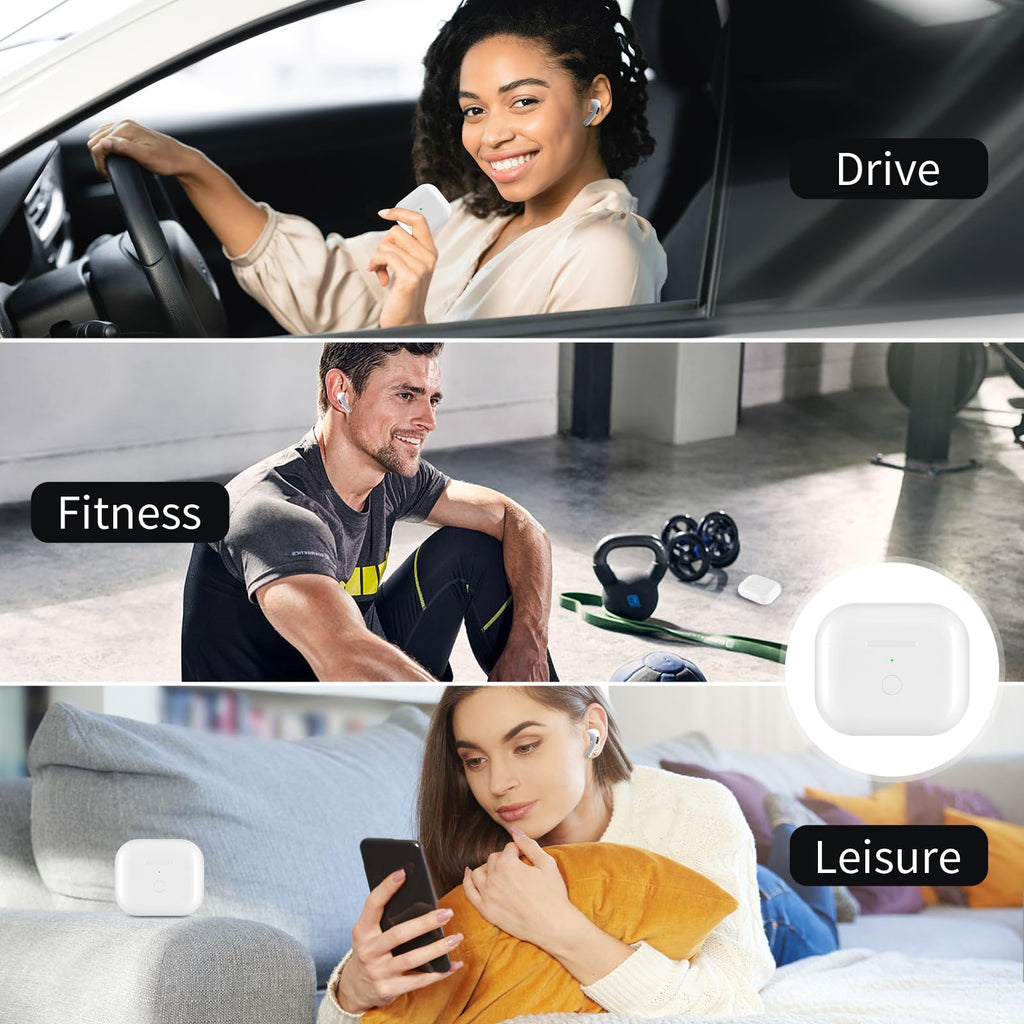 Wireless Charging Case Replacement with Bluetooth Pairing Sync Button O91683