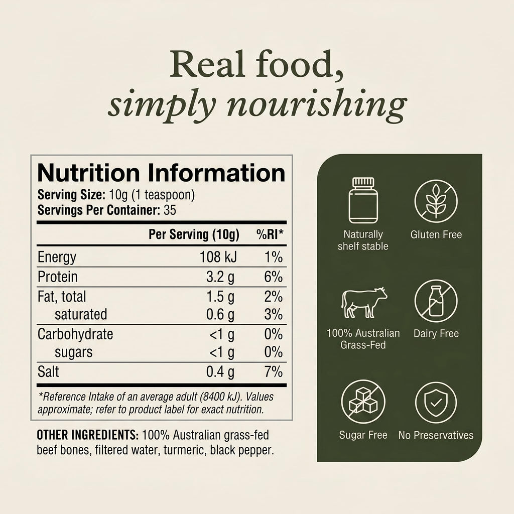 Grass Fed Beef Bone Broth Concentrate C636