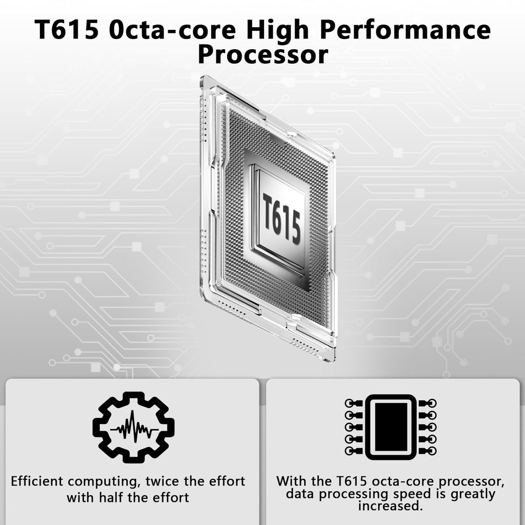 10 Inch Android 15 Tablet with Keyboard M967450