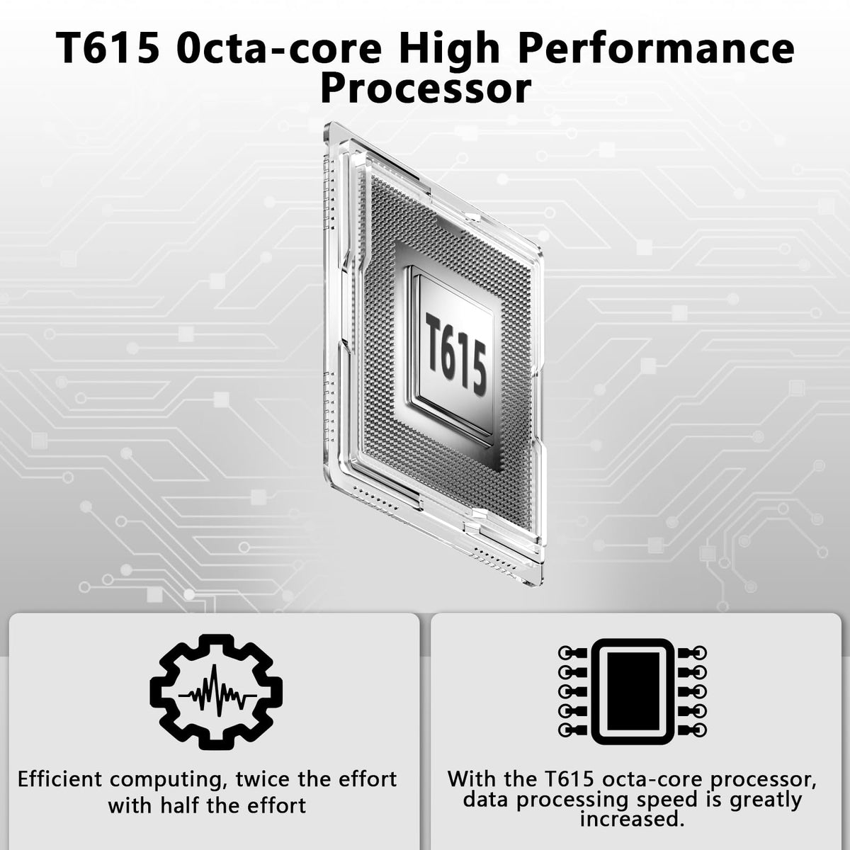 10 Inch Android 15 Tablet with Keyboard M967450