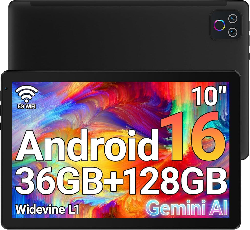 10.1" Android 16 Tablet Octa-core 36GB+128GB Dual Camera H601939