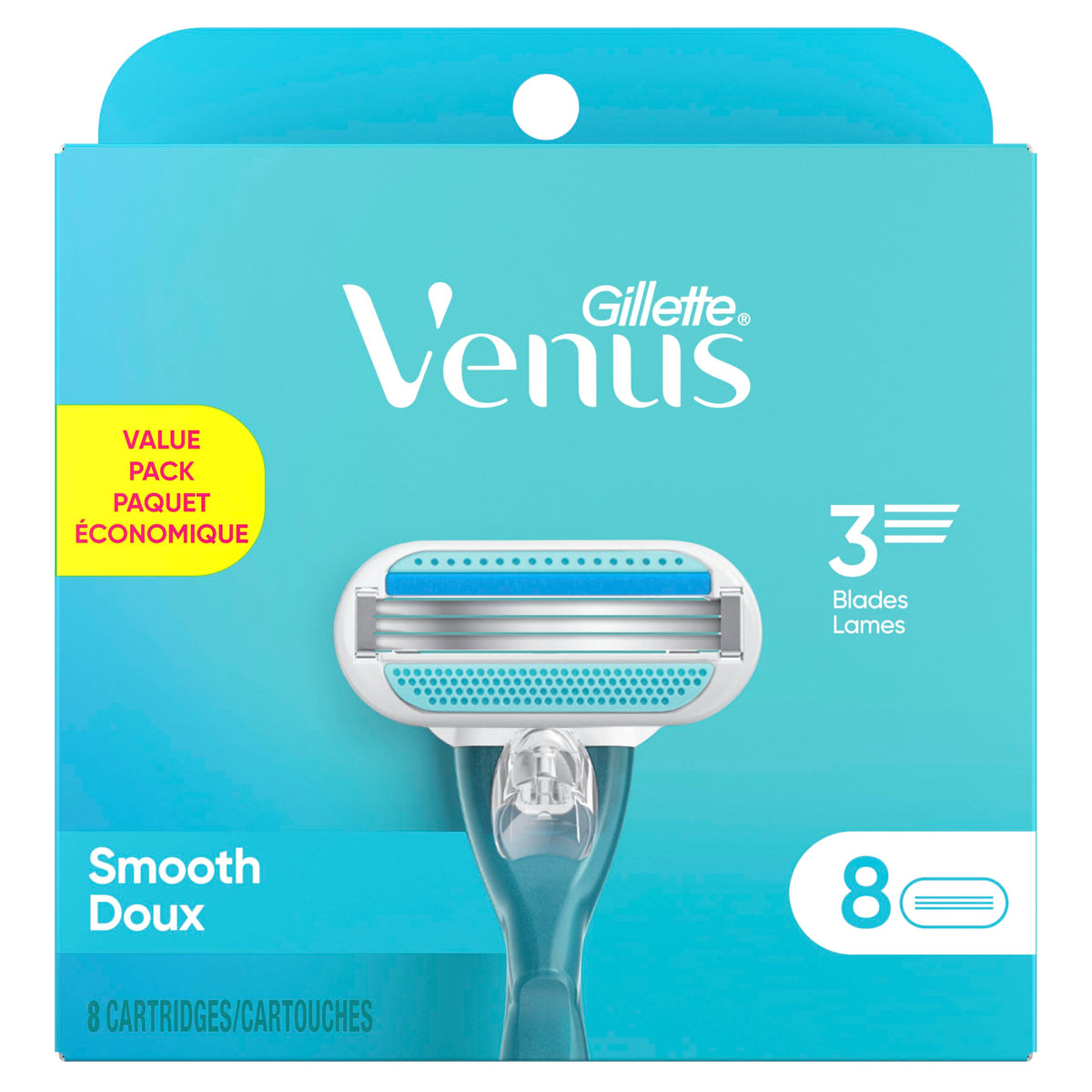 8 Count Womens Razor Blade Refills R359