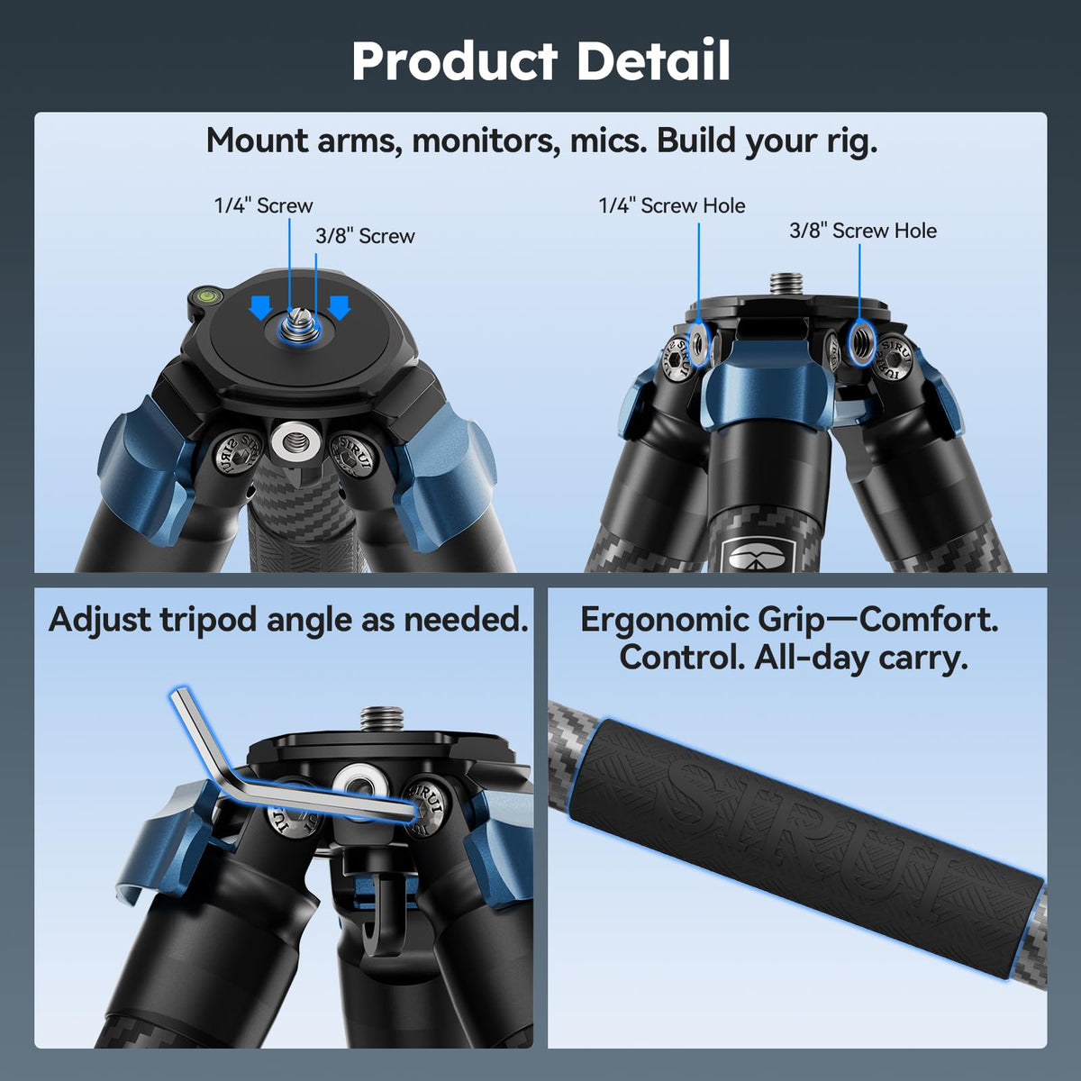 Carbon Fiber Camera Tripod X464