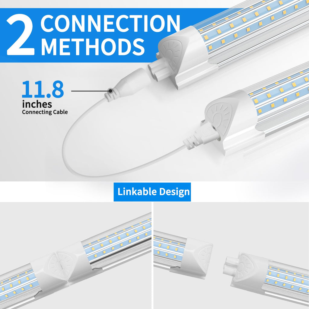 2FT 25W 3750LM 6500K Linkable LED Shop Light S30424