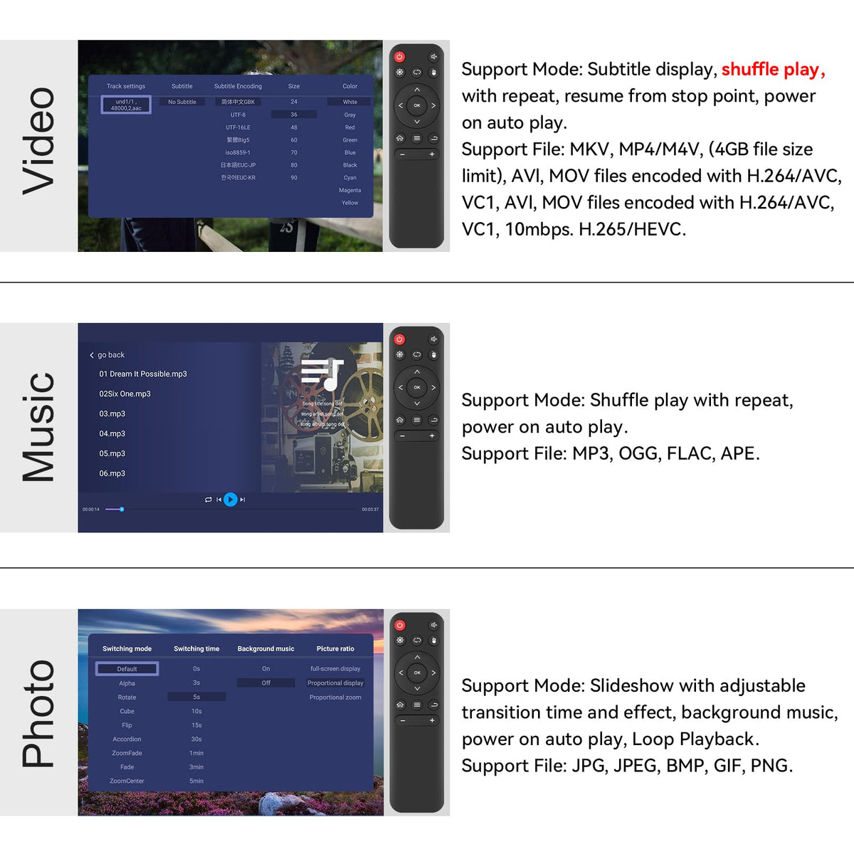 4K HDMI TV Media Player C4425
