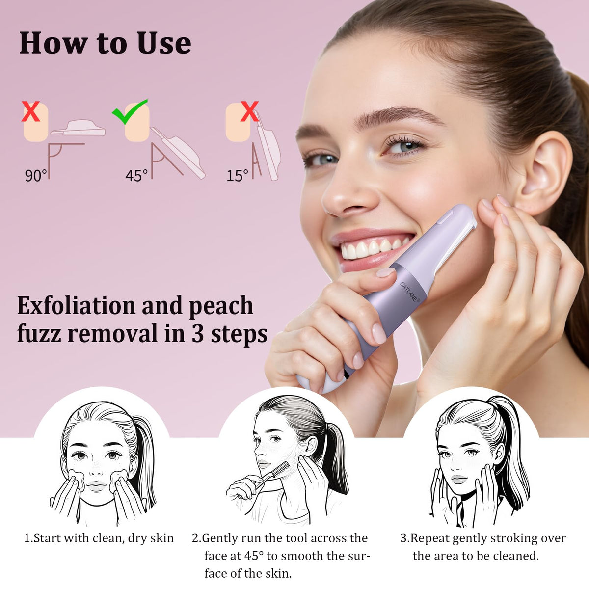 Dermaplane Razor with LED Light G813840