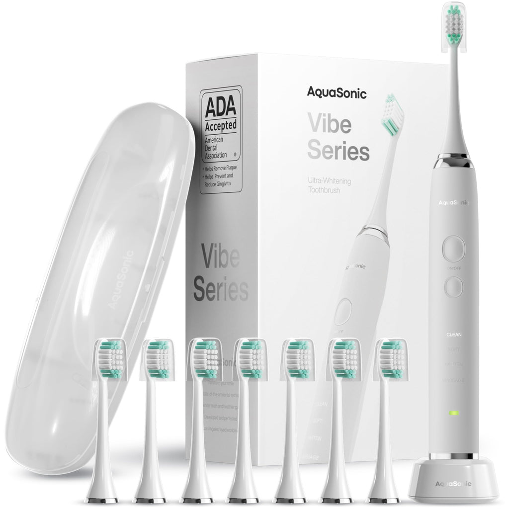 Electric Toothbrush with 8 Brush Heads & Travel Case C105