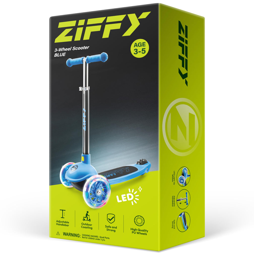 Multicolor 3 Wheel Scooter with LED Light-Up Wheels H66322