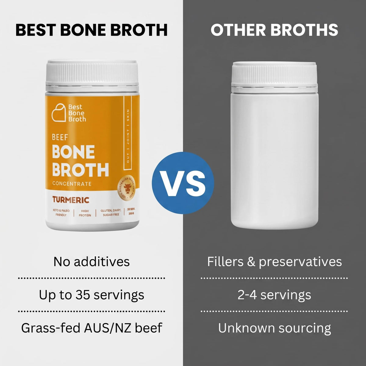 Grass Fed Beef Bone Broth Concentrate C636