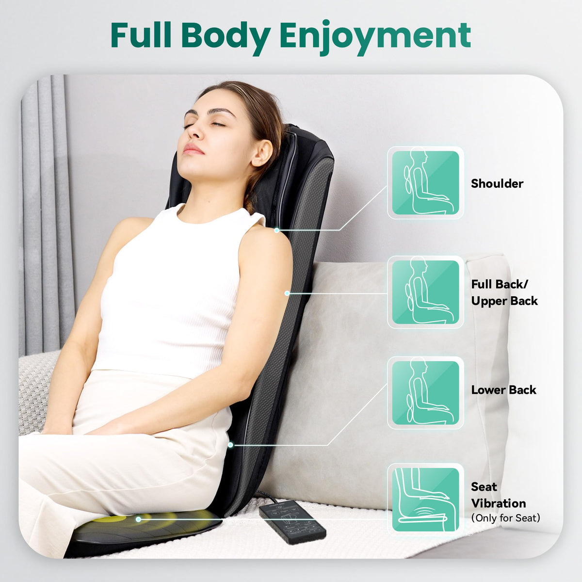 Shiatsu Neck Back Massager with Heat A5562