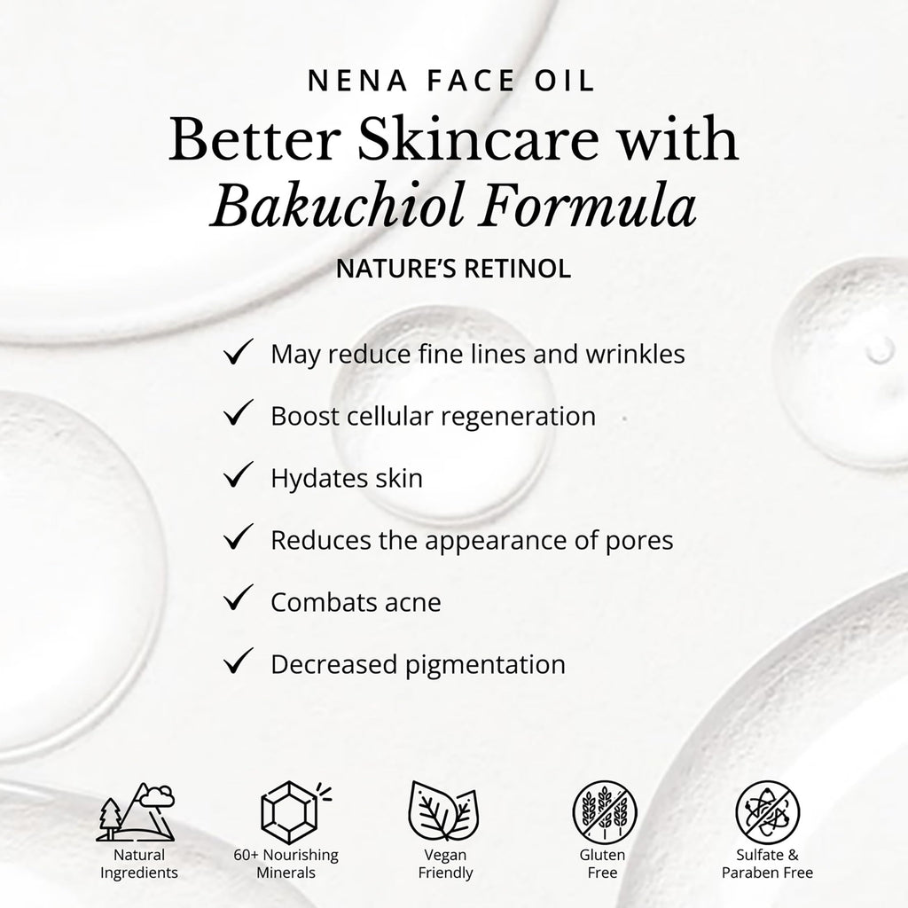 Bakuchiol and Vitamin E Face Oil 1 oz U84870