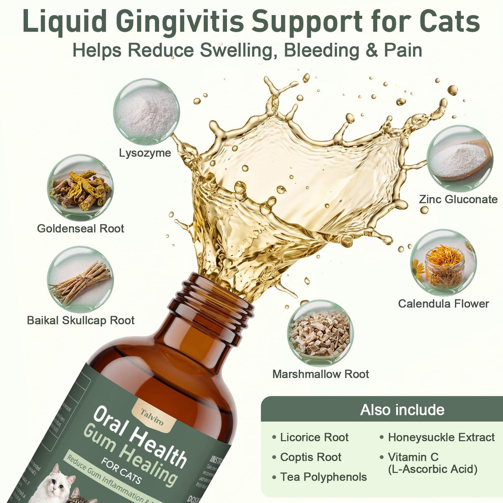 Natural Plant-Based Cat Oral Care Y173