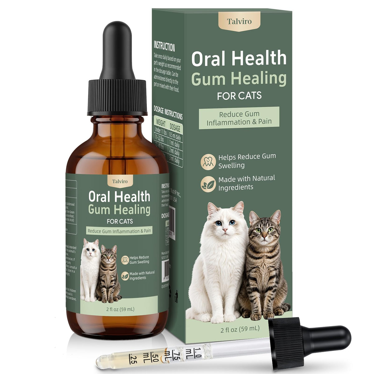 Natural Plant-Based Cat Oral Care Y173