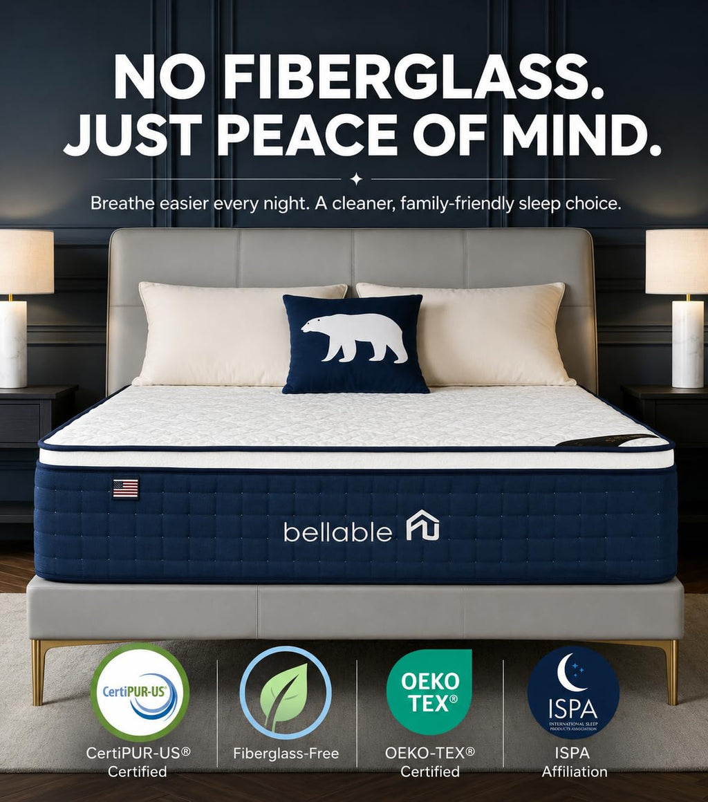 Full XL 14 Inch Cooling Gel Memory Foam Pocket Spring Mattress T7703