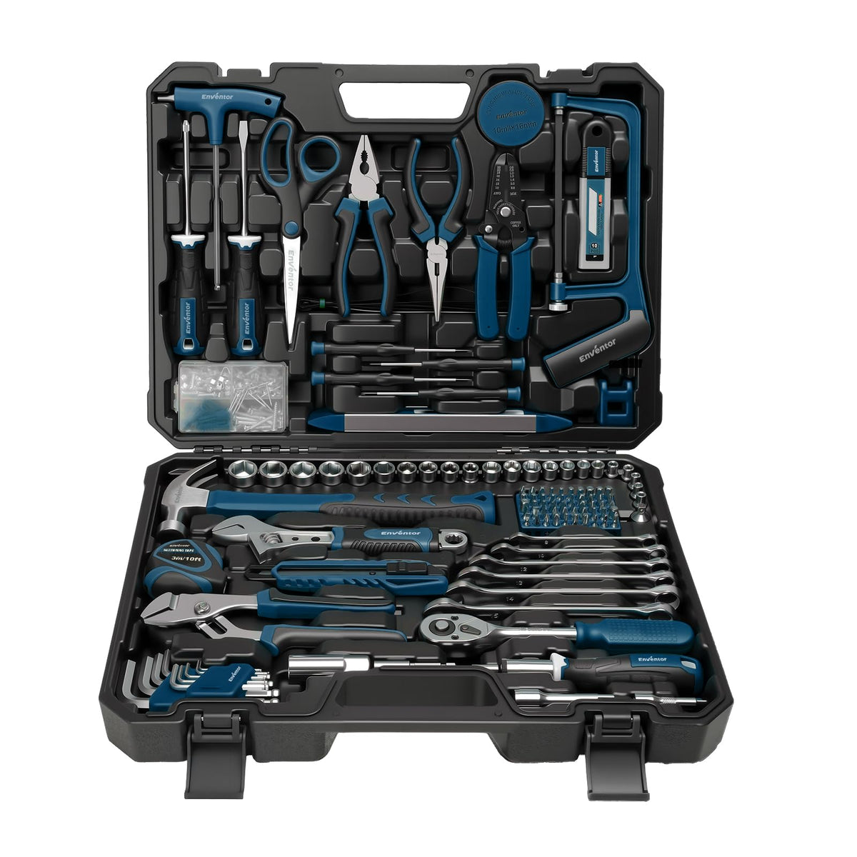 220 Pieces Blue Tool Set with Molded Storage Case I478801
