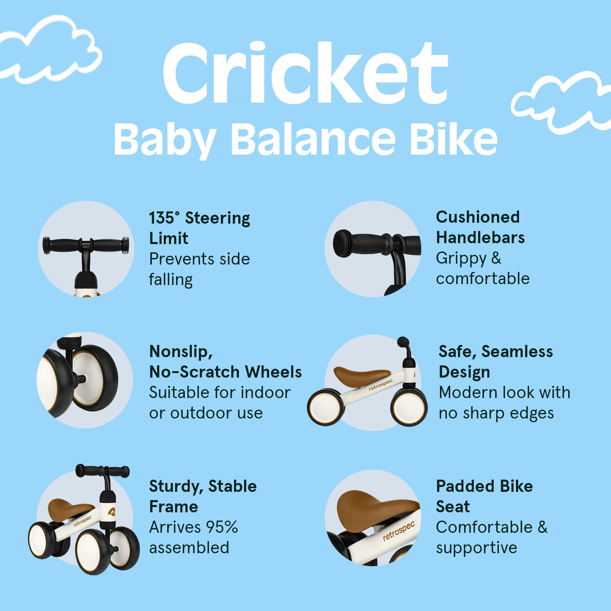 4-Wheel Baby Balance Bike N89020