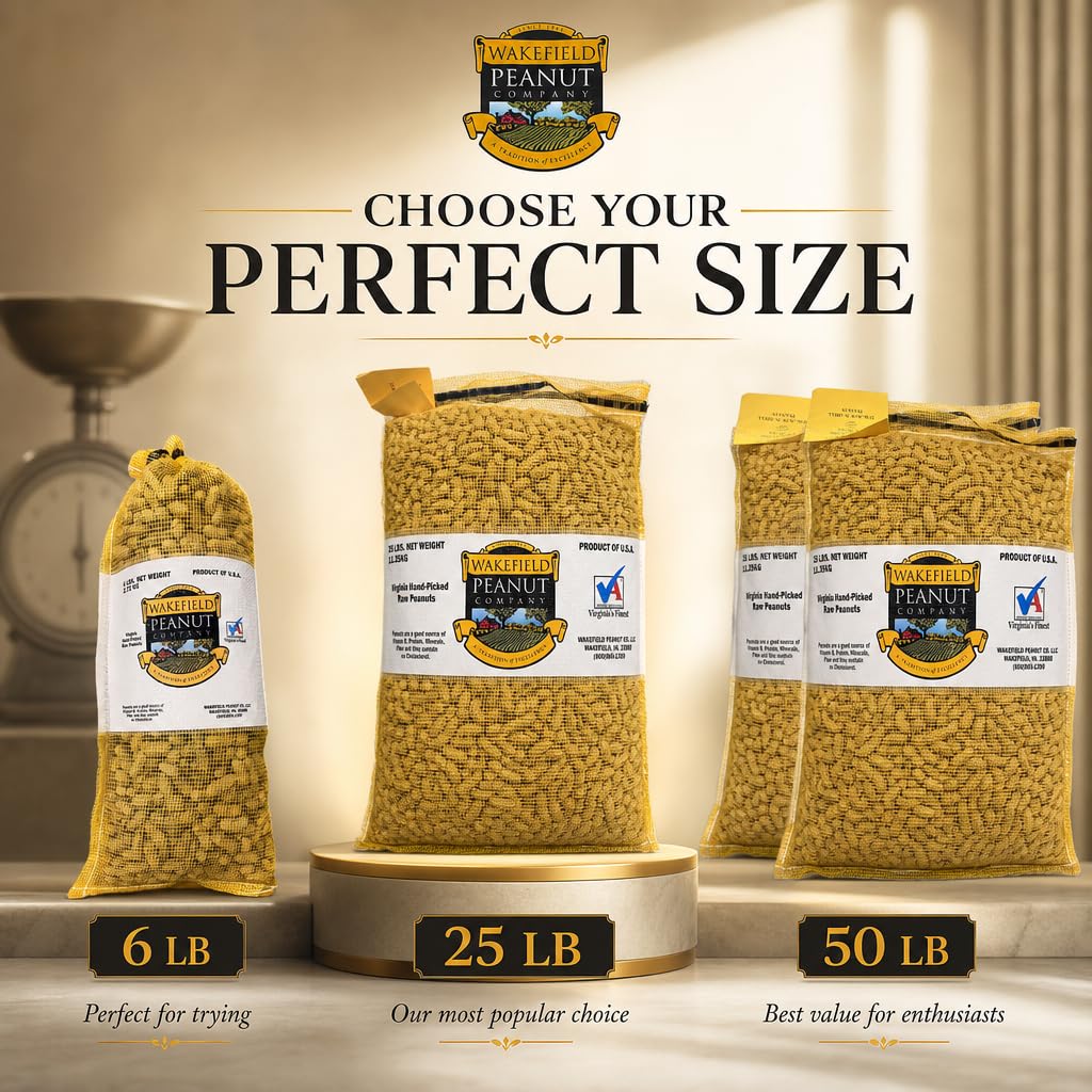 In-Shell Peanuts 25 LB Bag T140