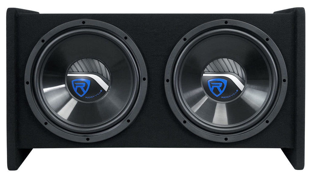 Dual 12" Car Audio Subwoofers Vented Enclosure D6226