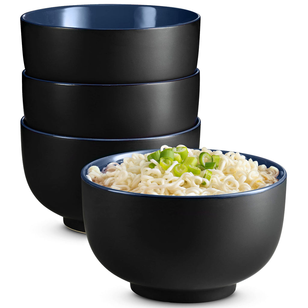 Ceramic Japanese Noodle Bowl Set, 34 oz, Set of 4 Z177328