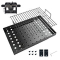 Adjustable Charcoal Grill Basket Ash Pan Z72373