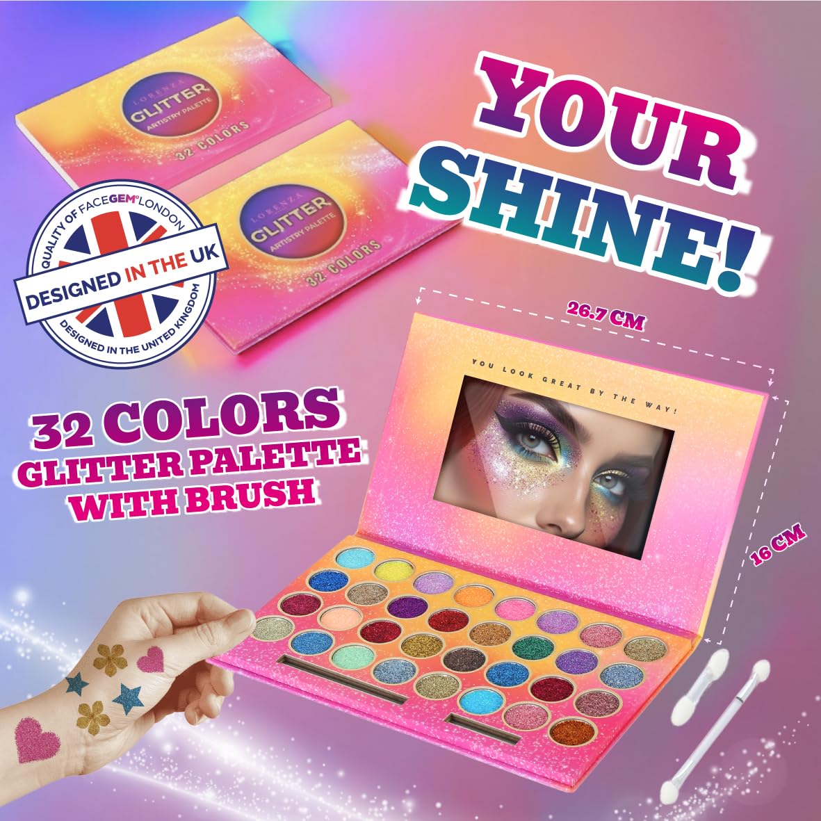 Glitter Eyeshadow Palette D76858