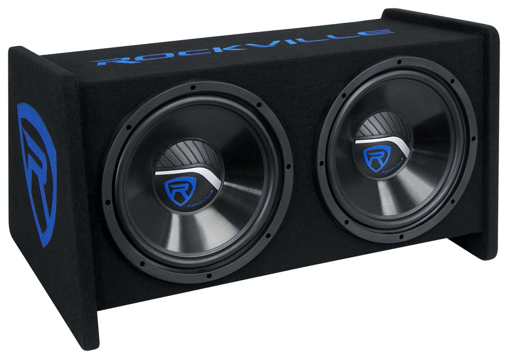 Dual 12" Car Audio Subwoofers Vented Enclosure D6226