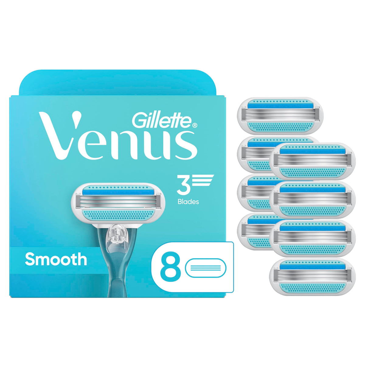 8 Count Womens Razor Blade Refills R359