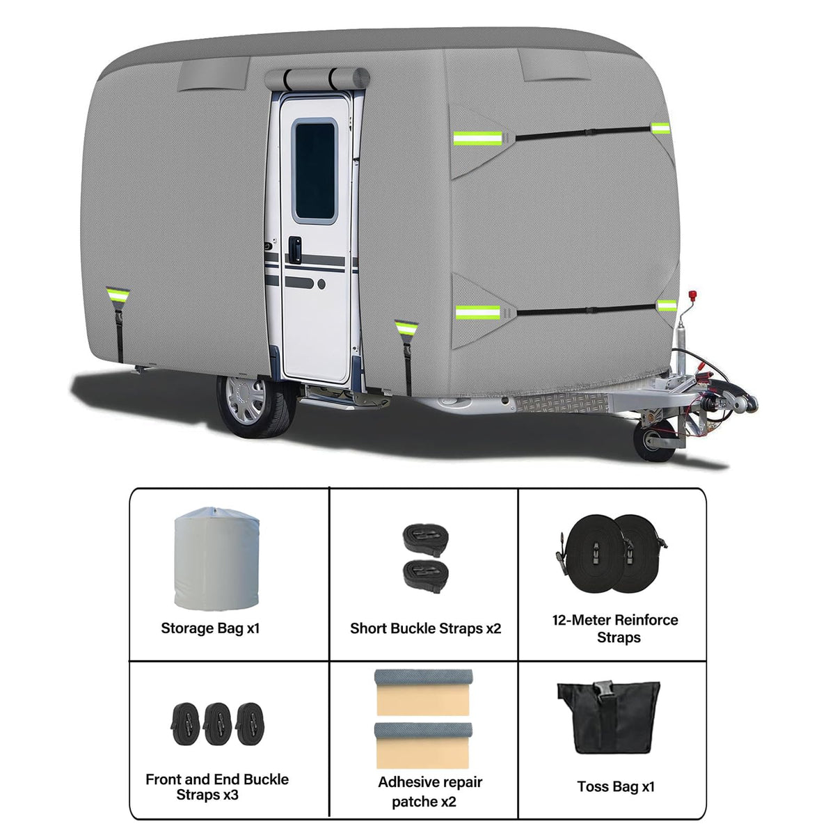 Waterproof Fiberglass Travel Trailer Cover E793928