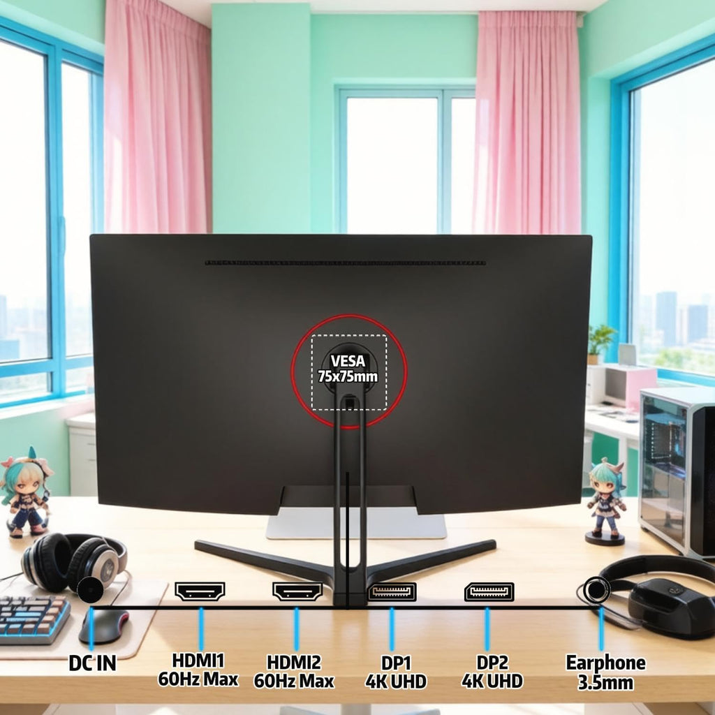 32" 4K UHD IPS 60Hz Monitor H7106
