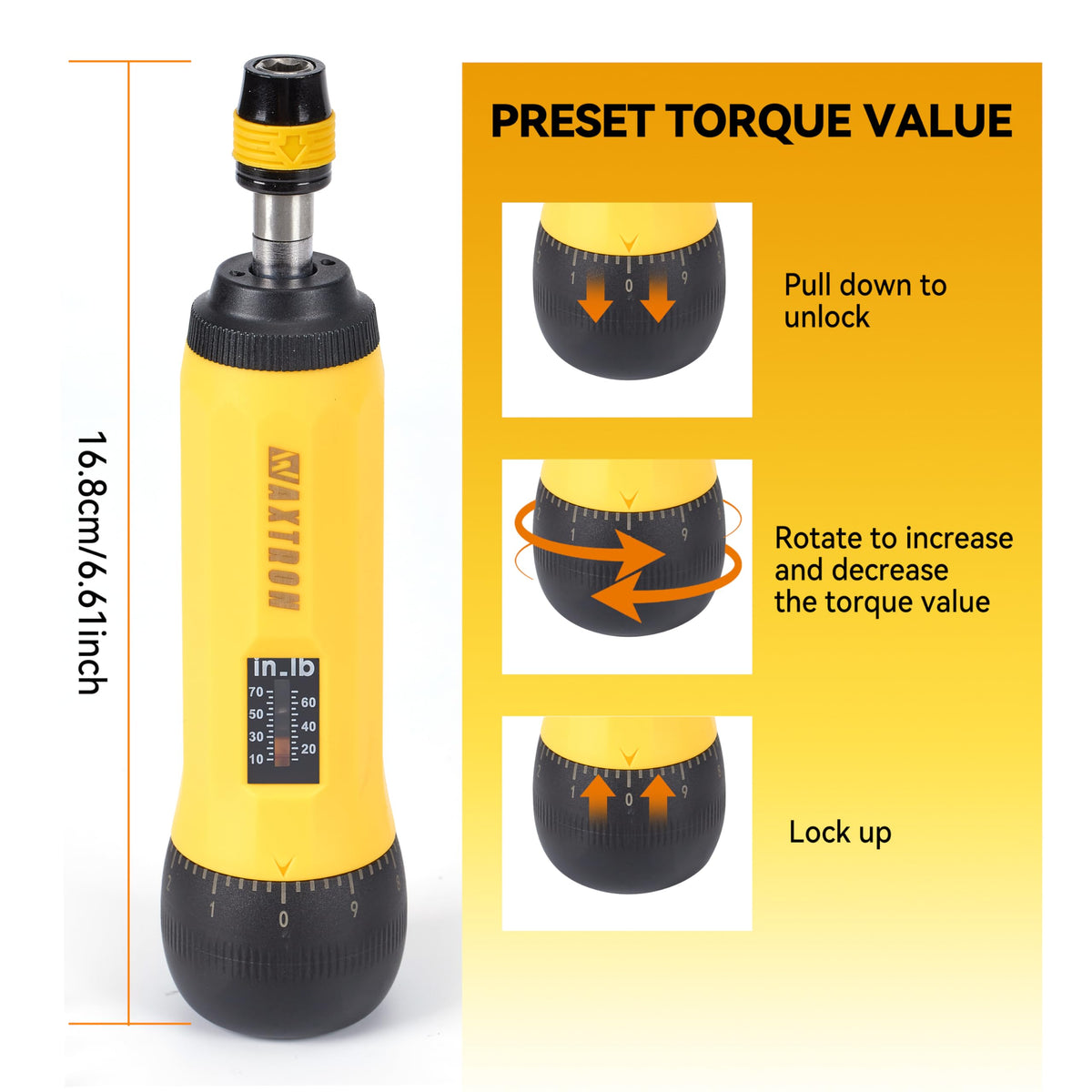 Torque Screwdriver Set 13-Piece 1/4" Drive R855560