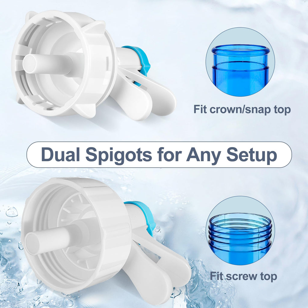 Water Dispenser Stand with 2 Faucets for 5-Gallon Buckets N1797