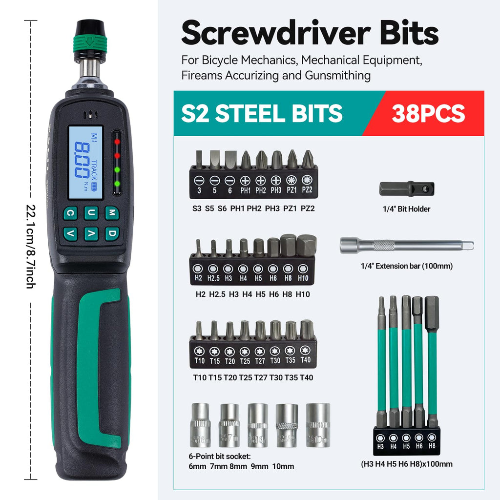 Digital Torque Screwdriver Set R25214