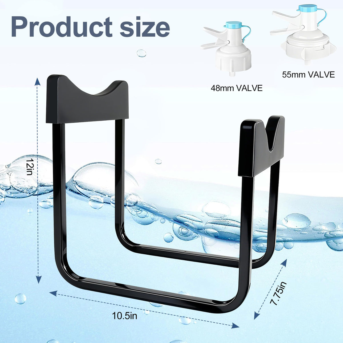 Water Dispenser Stand with 2 Faucets for 5-Gallon Buckets N1797