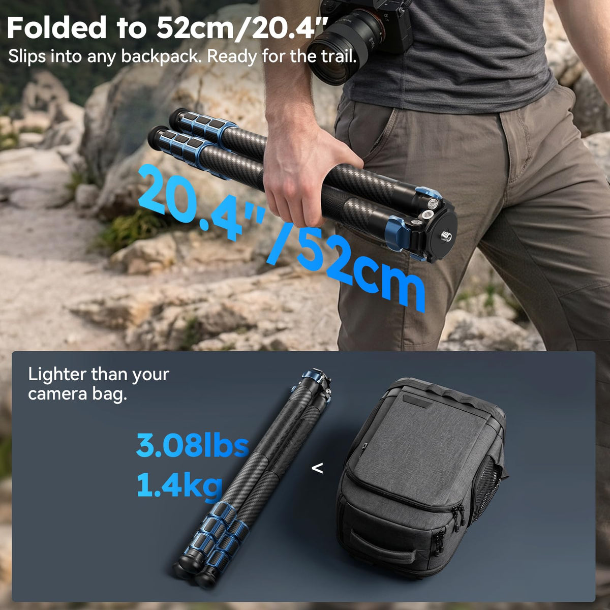 Carbon Fiber Camera Tripod X464
