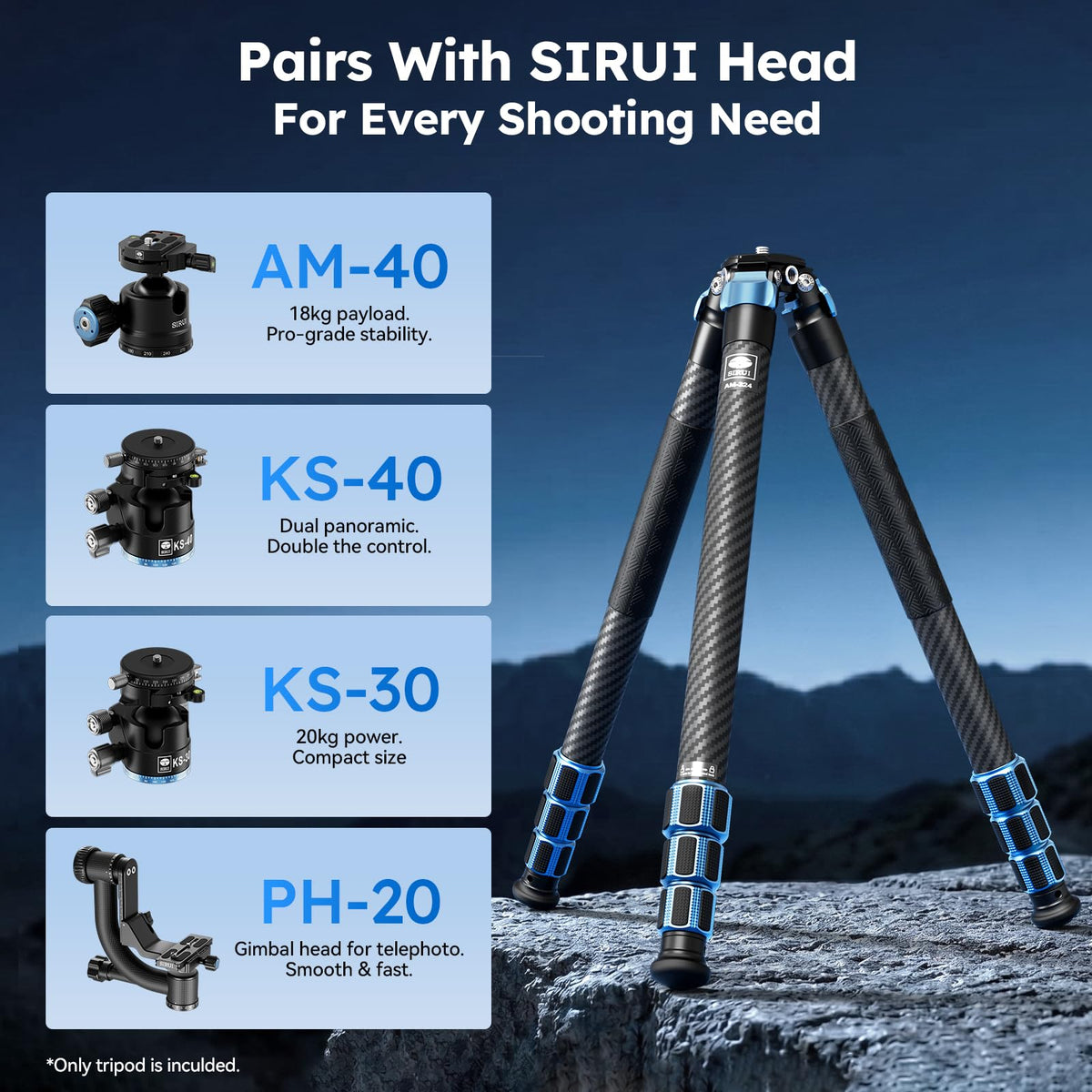 Carbon Fiber Camera Tripod X464