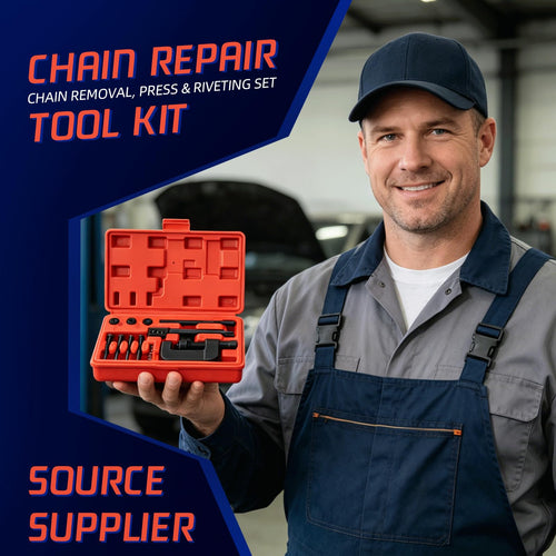 13PCS Motorcycle Chain Breaker Kit with Storage Case S7741