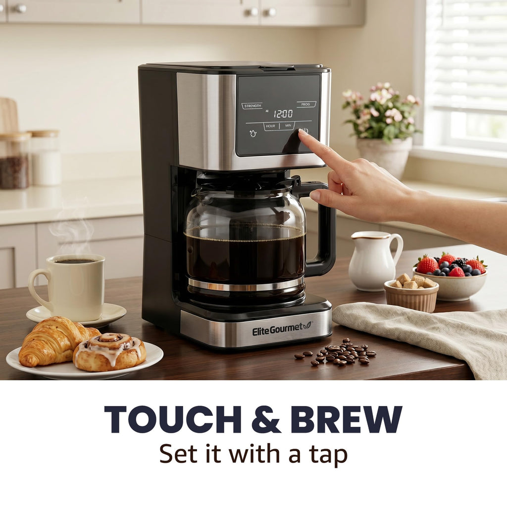 12-Cup Programmable Drip Coffee Maker Y389889