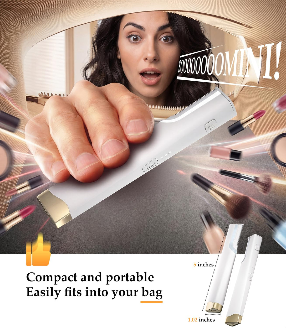 Rechargeable Dermaplaning Razor for Women Face with 10 Replacement Blades R367
