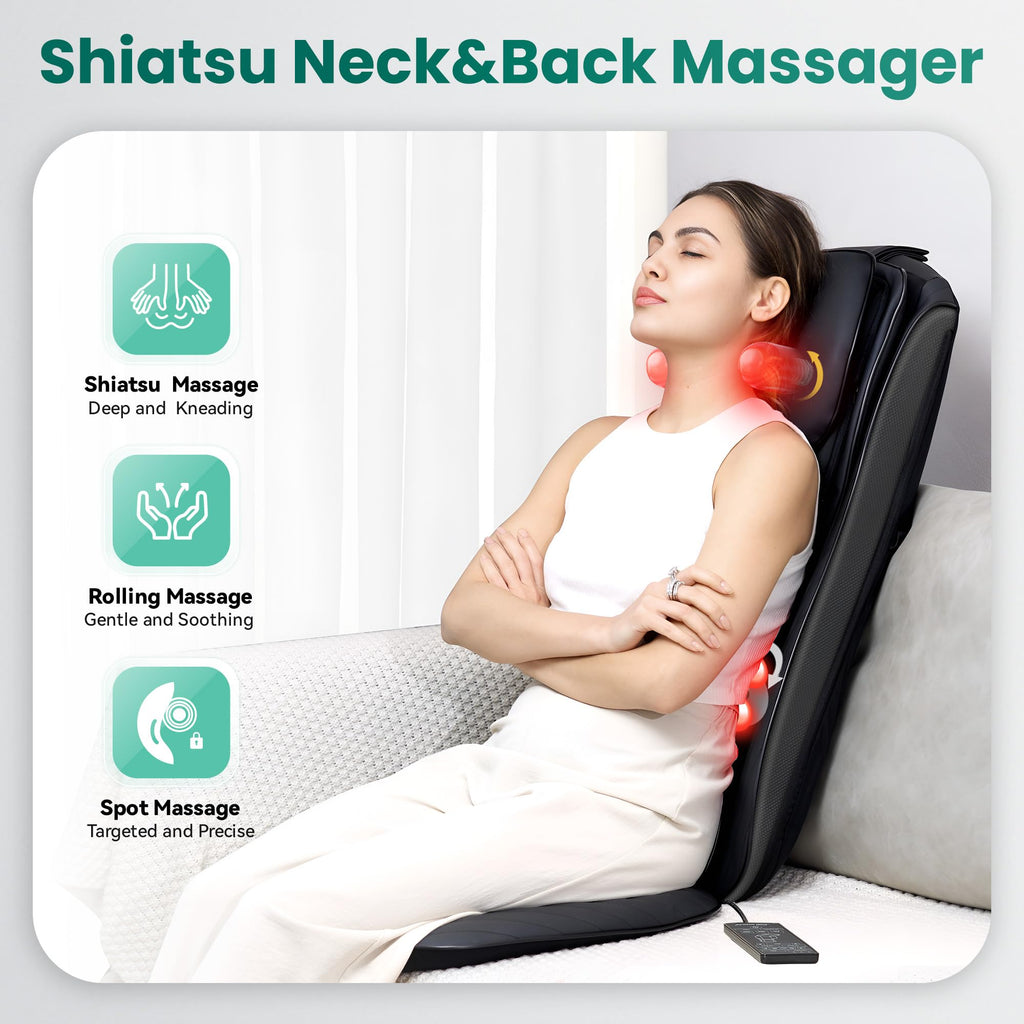 Shiatsu Neck Back Massager with Heat A5562