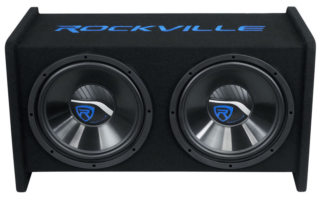 Dual 12" Car Audio Subwoofers Vented Enclosure D6226