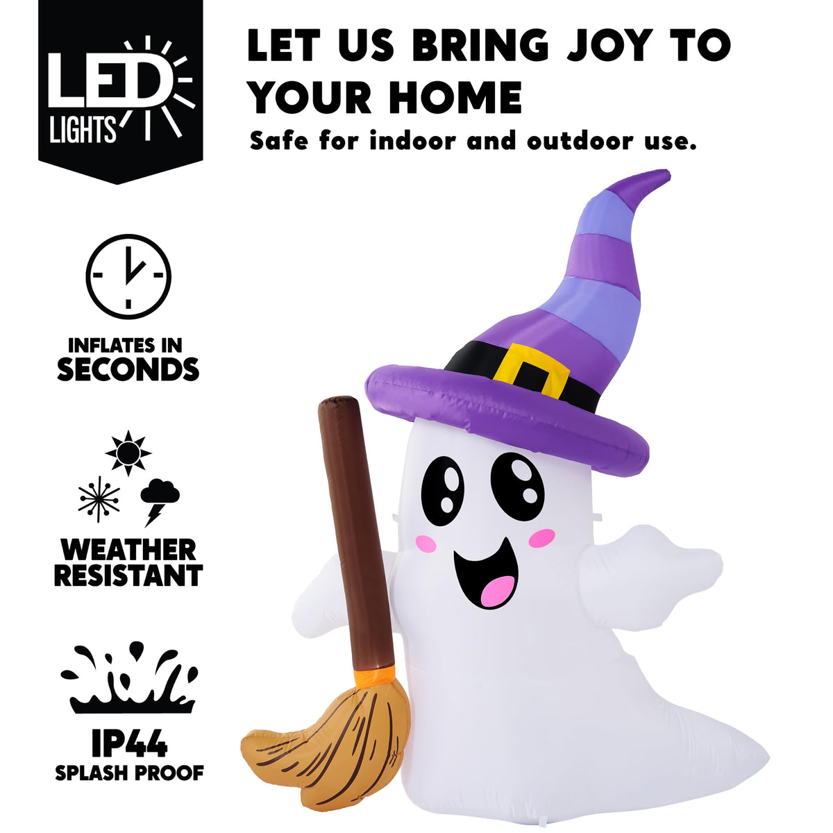 Halloween Inflatables Ghost Outdoor Decorations with LED P2392