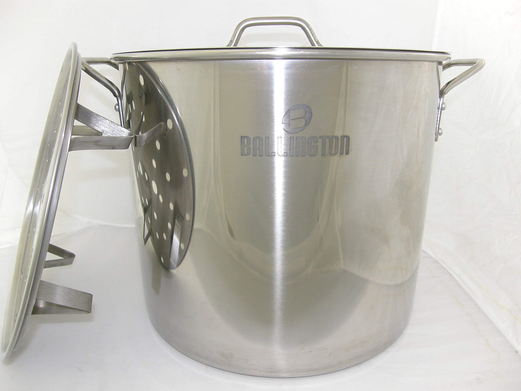 40 QT Stainless Steel Stock Pot E285896