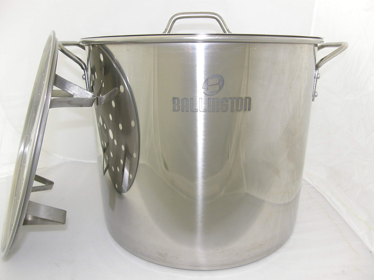 40 QT Stainless Steel Stock Pot E285896