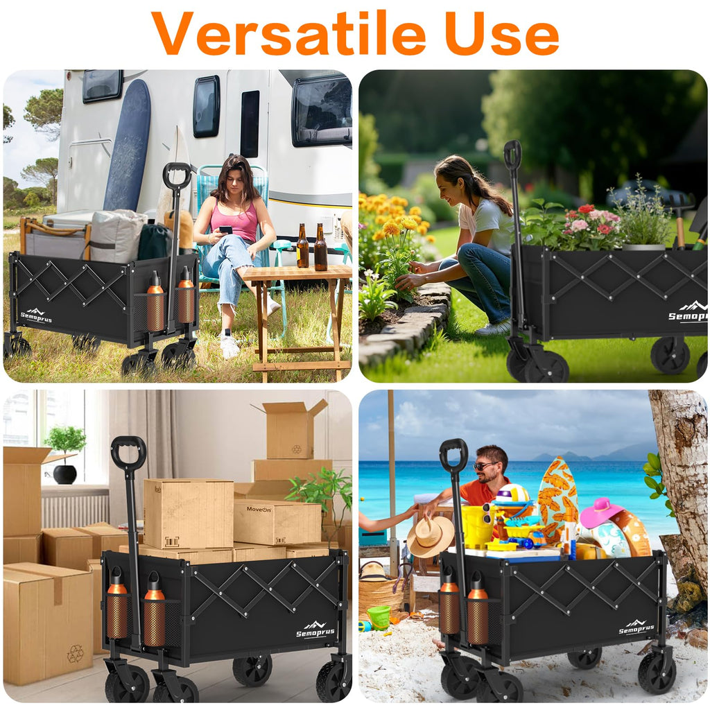 Foldable Heavy Duty Wagon with Wheels P135