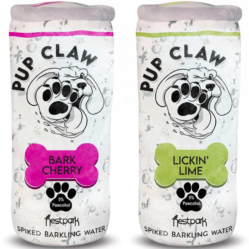 Plush Dog Toys with Squeaker and Crinkle 2 Pack J34962