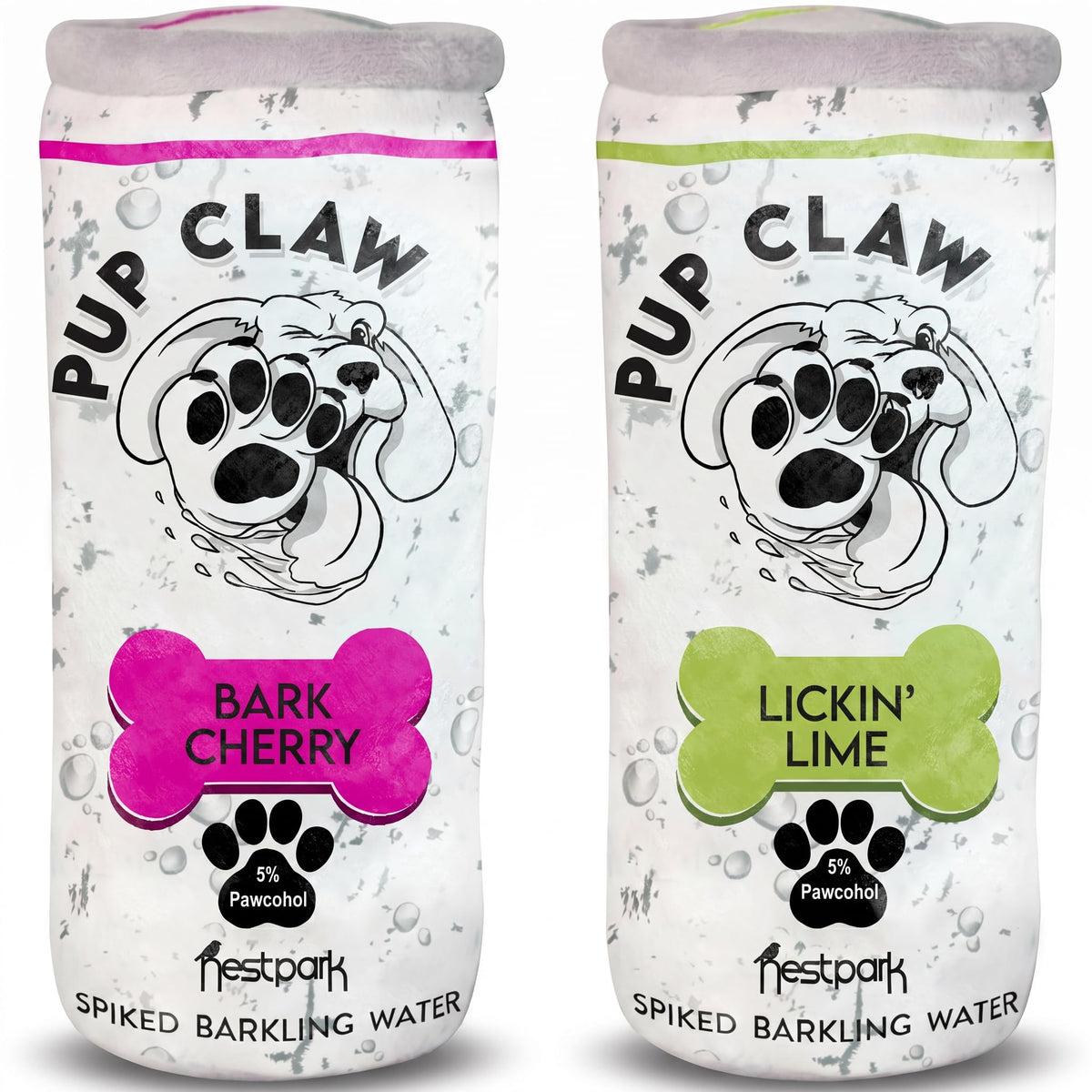 Plush Dog Toys with Squeaker and Crinkle 2 Pack J34962