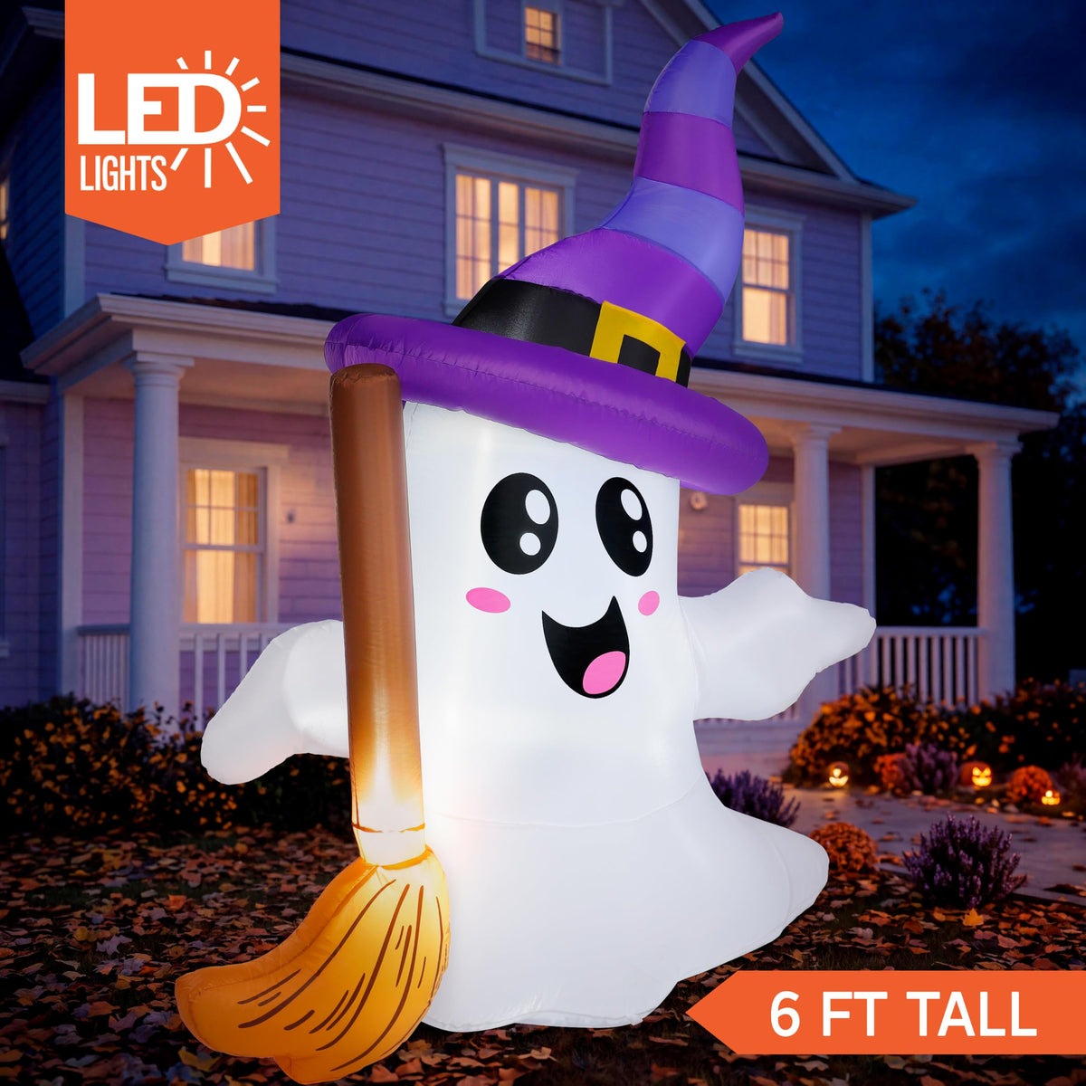 Halloween Inflatables Ghost Outdoor Decorations with LED P2392