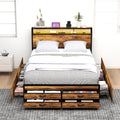Queen Bed Frame with 8 Storage Drawers U5806