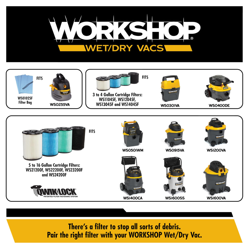16-Gallon Wet Dry Vacuum Cleaner W50276